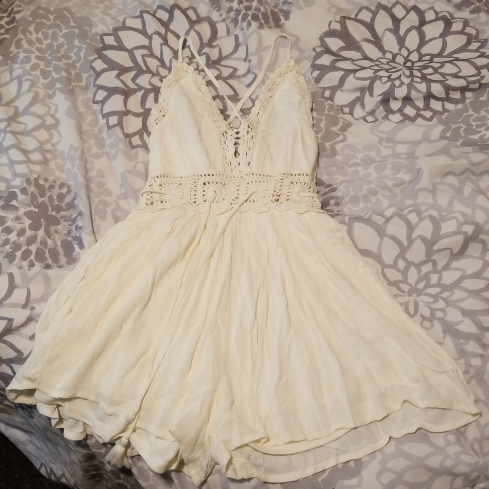 White AE Romper
